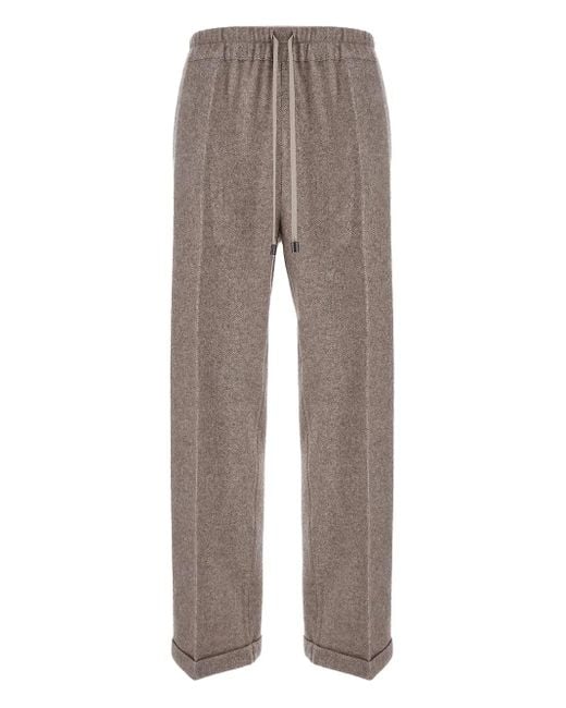 Gentry Portofino Gray Gestrickte Jogginghose