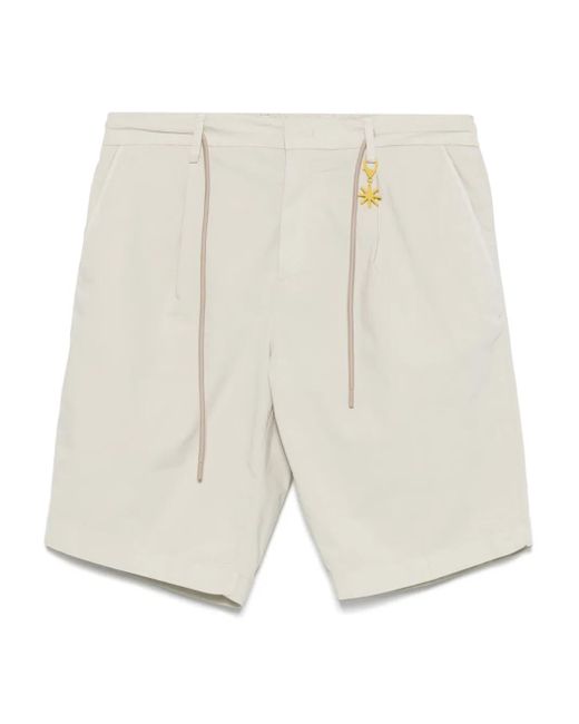 Manuel Ritz Shorts Mit Logo-Applikation in White für Herren