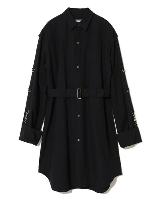 Undercover Black D-Ring Belted Shirt