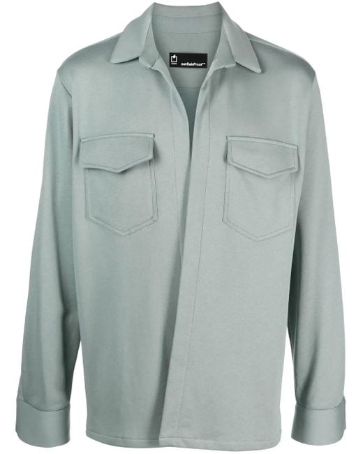 Giacca-Camicia X Notrainproof di Styland in Gray