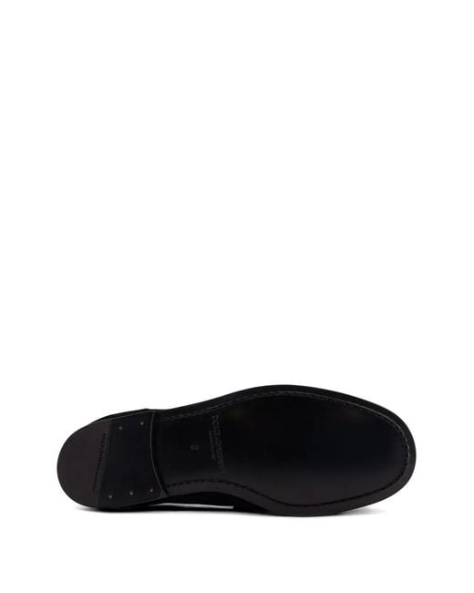 Dolce & Gabbana Black Split-Leather Slippers for men