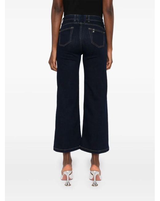 Liu Jo Blue Cotton Jeans With Elastic