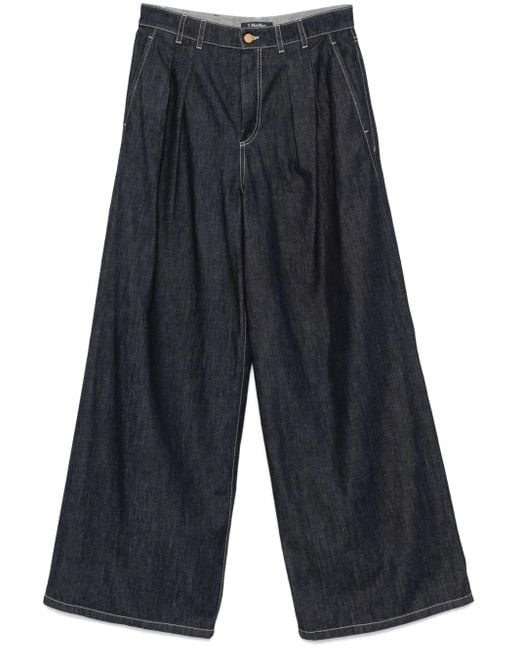 Max Mara ワイドジーンズ Blue