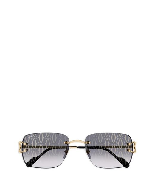 Cartier Metallic Classic C De Cartier Sunglasses for men