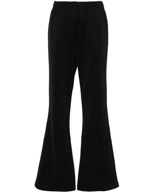 Adidas Black Premium Essentials Flared Track Pants