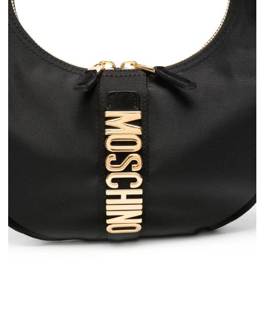 Borsa A Spalla Con Logo di Moschino in Black