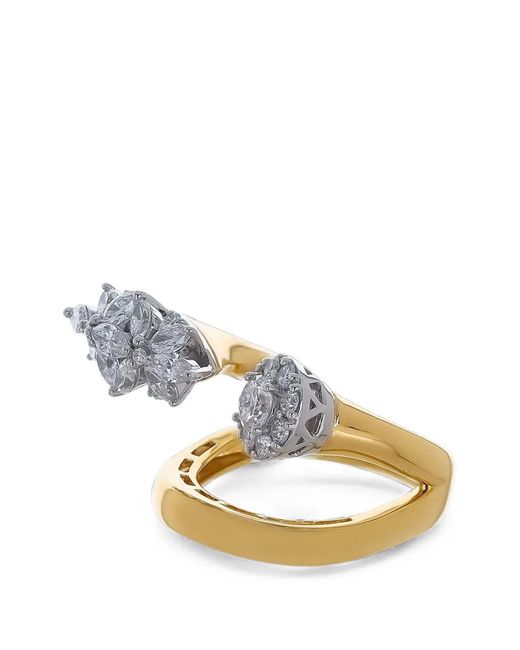 YEPREM Blue Golden Strada Diamond Ring