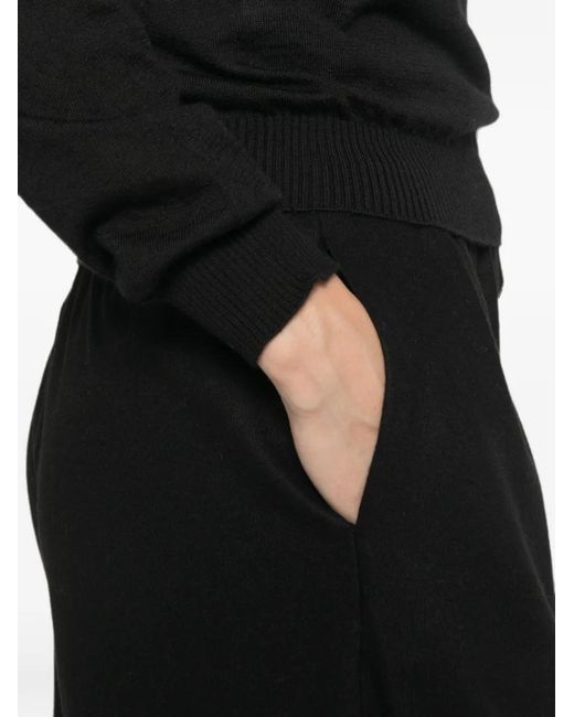 Liviana Conti White Raglan-Sleeve Ribbed-Trim Jumper
