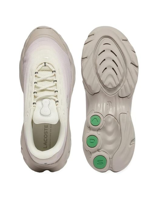 Lacoste White Spinor Logo Low-Top Sneakers for men
