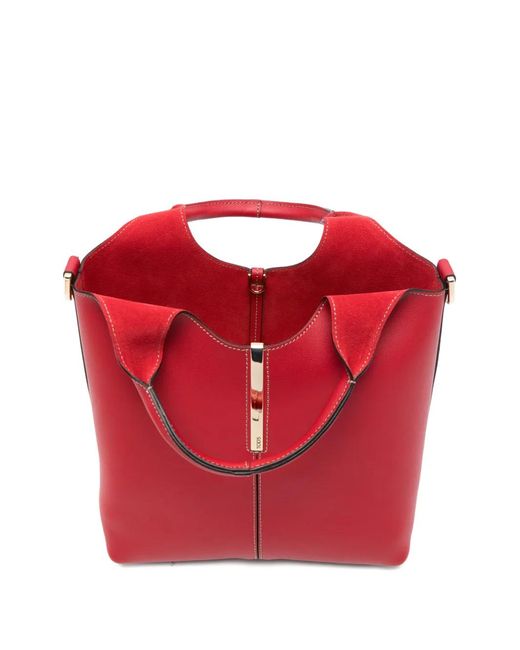 Borsa Tote Mini di Tod's in Red