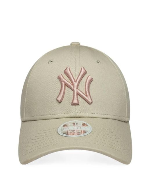 KTZ Natural Yankees Mlb 9Forty Embroidered Cap