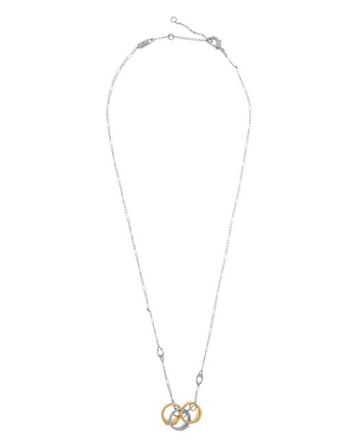COACH White Rings Necklace