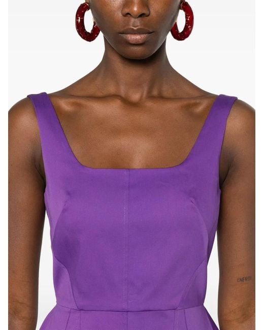 Robe Mi-Longue Aesculus À Coupe Évasée Blanca Vita en coloris Purple