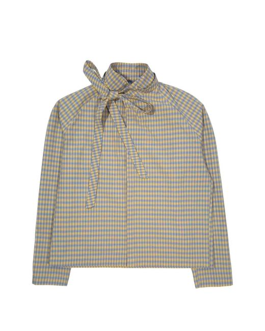 Geordie Campbell Gray Sprinkler Check-Print Shirt
