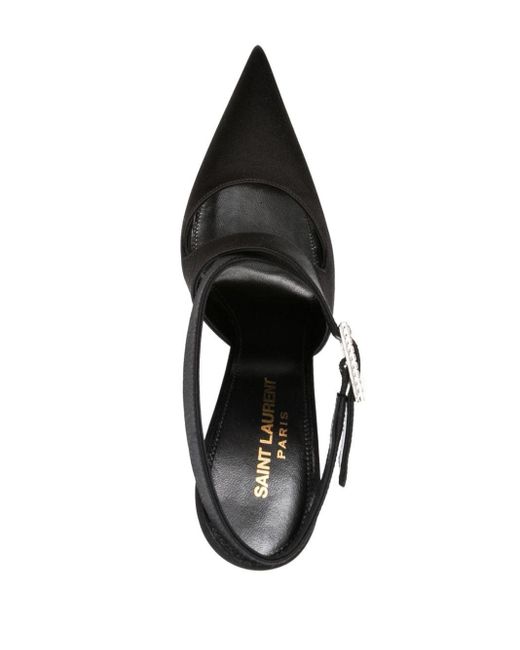 Zapatos Spontini con tacón de 110mm Saint Laurent de color Black