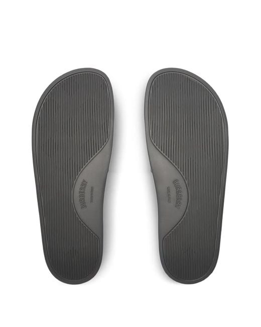 Burberry White Check Slides for men