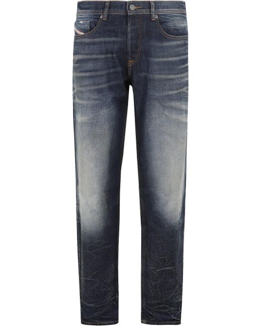 DIESEL Blue 2023 D-Finitive 09L52 Tapered Jeans for men