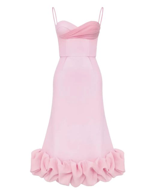 Robe-Bustier À Design Drapé POST MERIDIEM en coloris Pink