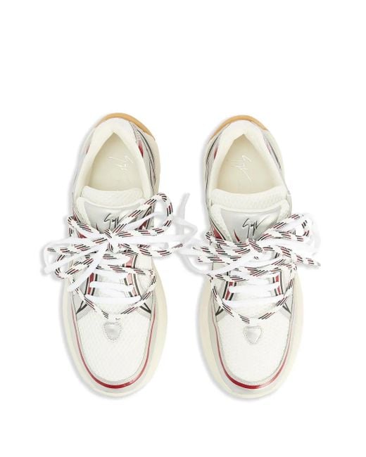 Giuseppe Zanotti White Gz-Trail Low-Top Sneakers for men
