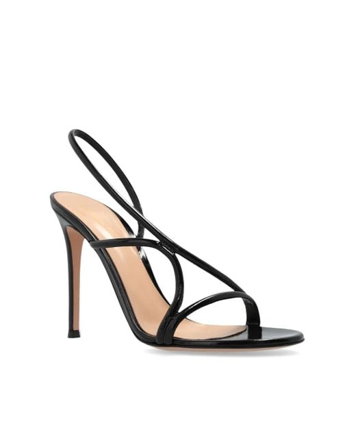 Gianvito Rossi レザーサンダル Metallic