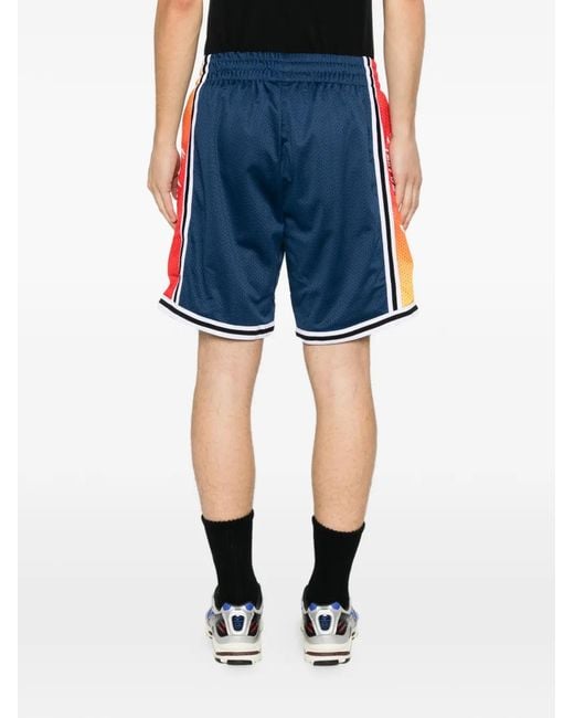ICECREAM Blue Running Dog Basketball Shorts for men