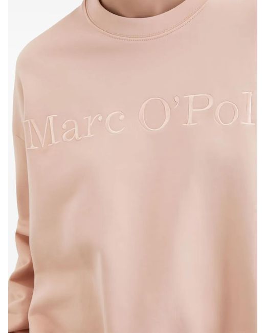 Marc O' Polo Pink Sweat À Logo Brodé