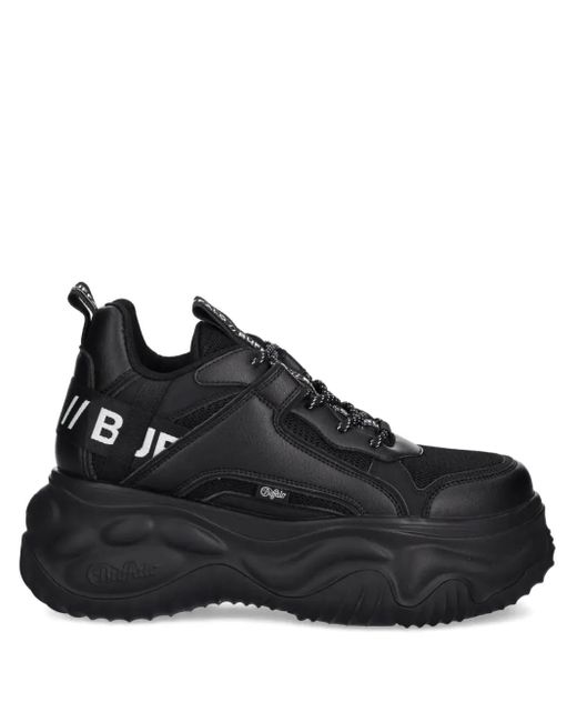 Buffalo Black Blader Matcha Chunky-Sole Lace-Up Sneakers for men