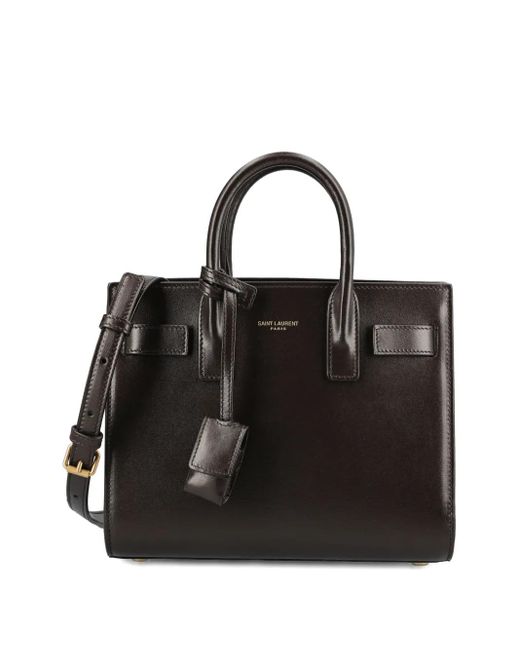 Saint Laurent Sac De Jour Kleine Tas Met Hangslot in het Black