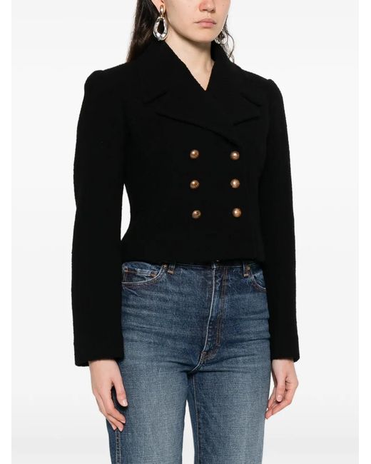 Chloé Black Double-Breasted Jacket