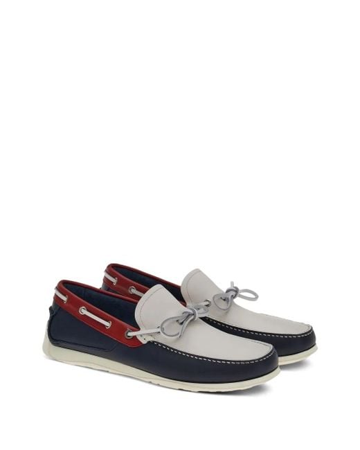 Ferragamo Segelschuhe in White für Herren