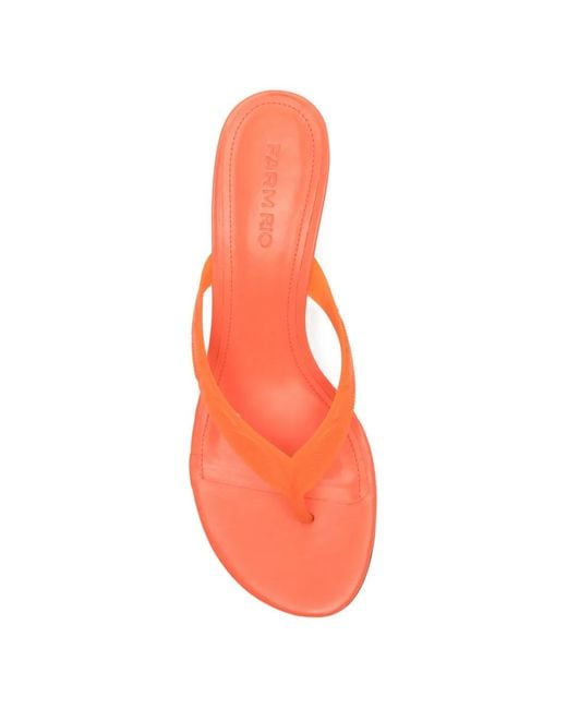 Farm Rio Pink Rob Heeled Sandals