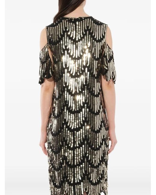 Robe Brodée De Sequins Givenchy en coloris Black