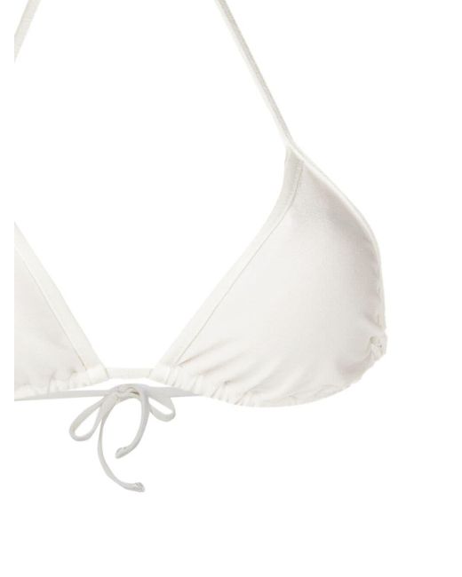Bikini à perles Adriana Degreas en coloris White