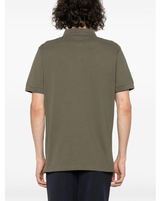 Cotton polo shirt Sunspel pour homme en coloris Green