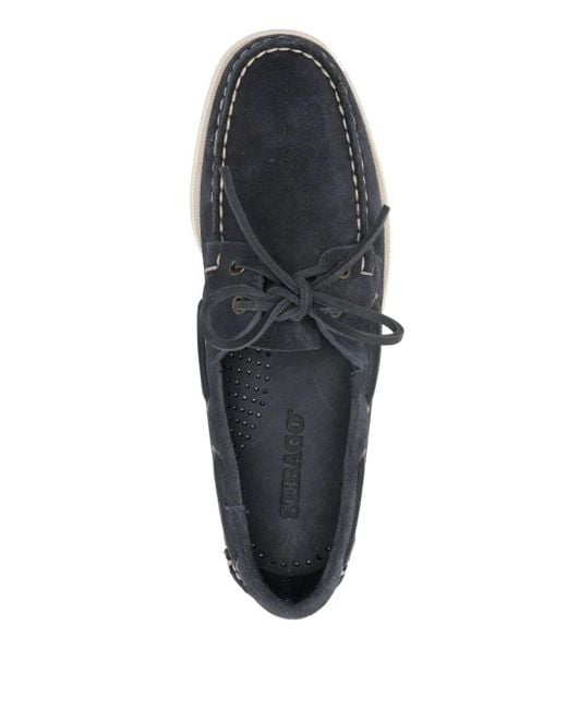 Sebago Gray Portland Boat Shoes for men