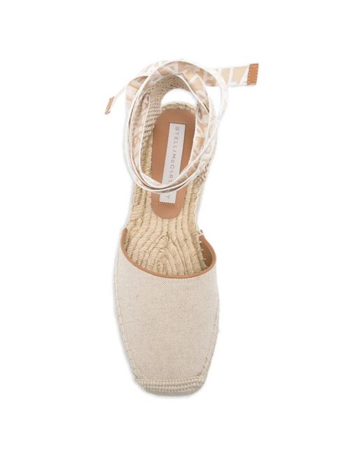 Stella McCartney Natural Gaia Platform Espadrilles