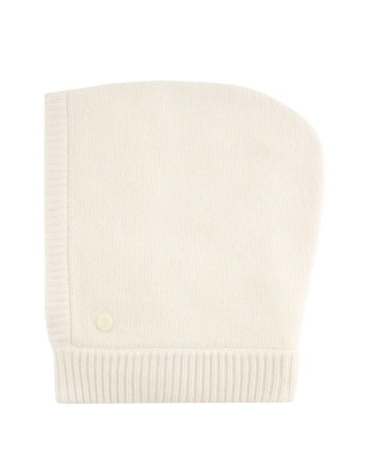 Knitted Balaclava di Bogner in White