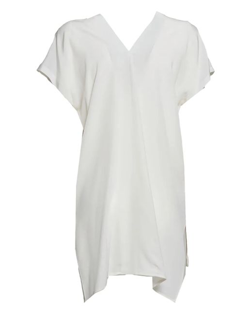 Aspesi White Silk Blouse