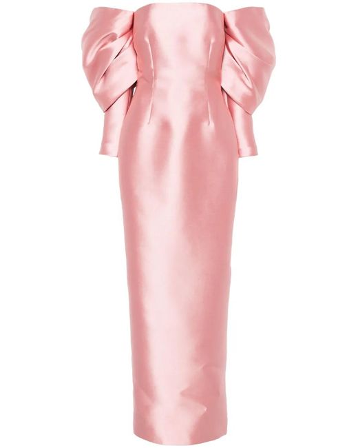 Solace London Pink Laylah Maxi Dress