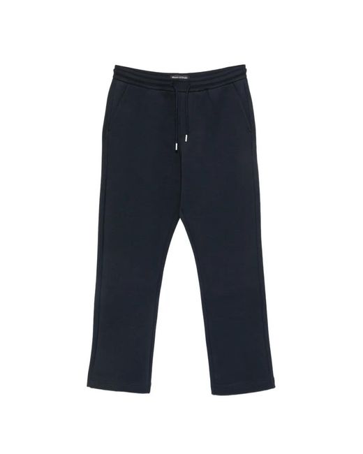 Marc O' Polo Blue Drawstring-Fastening Track Pants for men