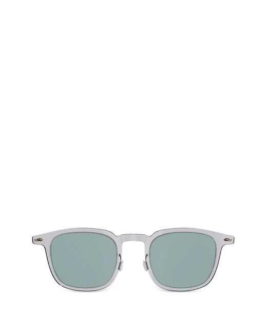 Lindberg Blue 8344 Square-Frame Sunglasses