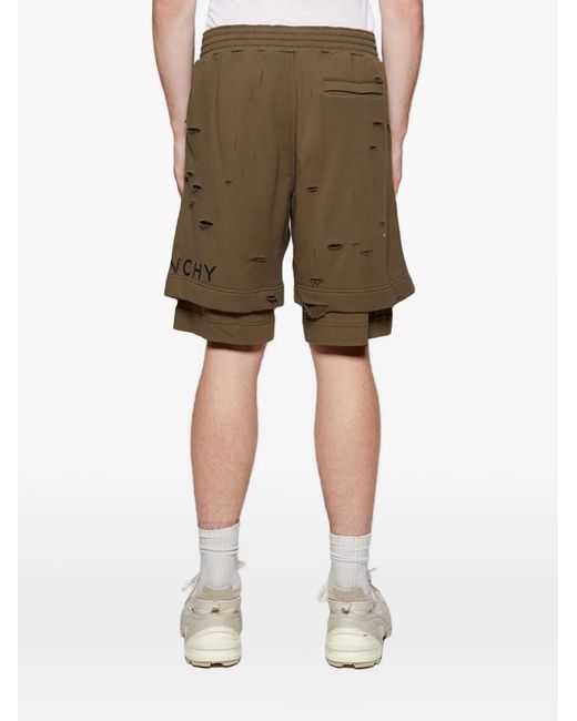 Givenchy Natural Hole Board Shorts for men