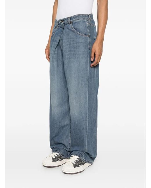 DARKPARK Blue Five-Pockets Jeans for men