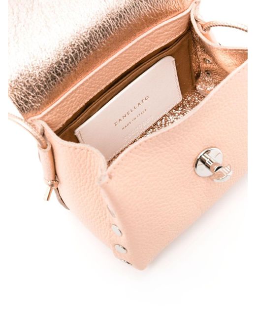 Zanellato Pink Postina Baby Leather Mini Bag