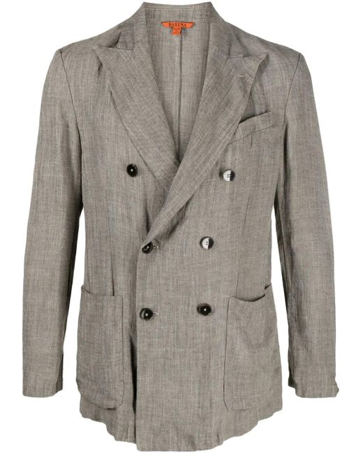 Barena Siroco Blazer Met Enkele Rij Knopen in het Gray voor heren
