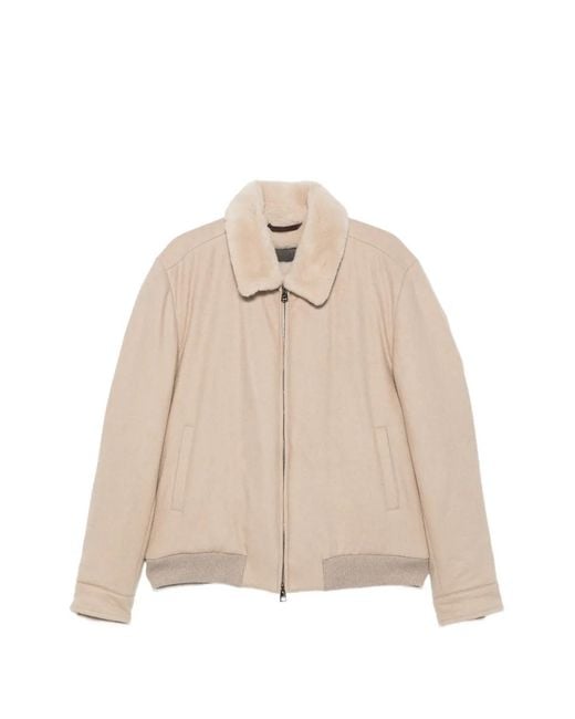 Manzoni 24 Natural Zip-Up Jacket for men