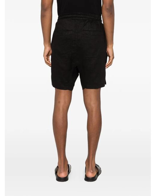 Thom Krom Black Short À Lien De Resserrage for men