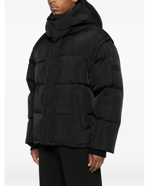 WRSTBHVR Black Dave V2 Puffer Jacket for men