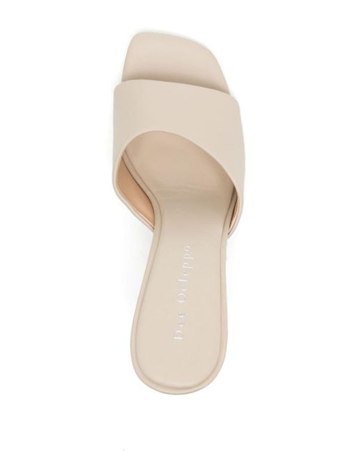 Dee Ocleppo Natural Ibiza 85mm Leather Sandals