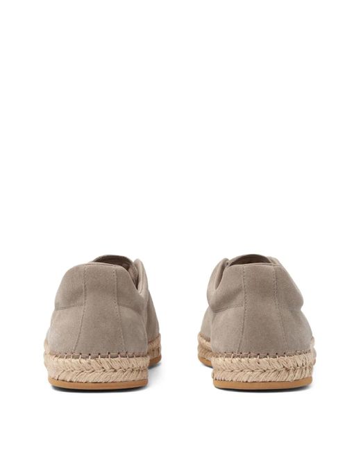 Scarosso Brown Suede Espadrilles for men